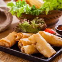 Рецепт Азиатских рулетиков с овощами