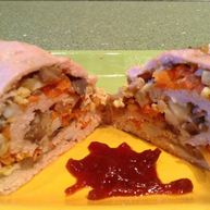 Рецепт Куриного рулета с грибами