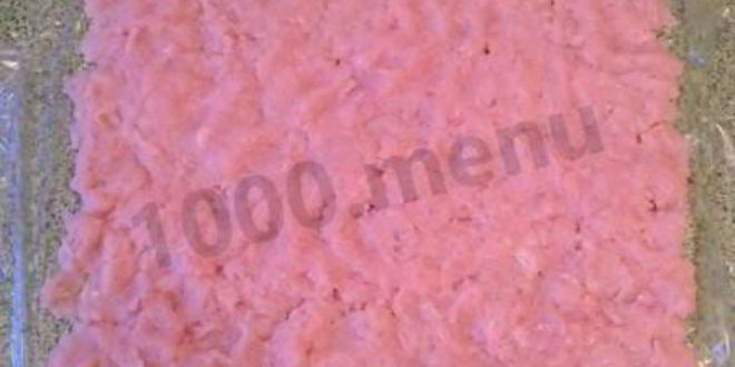 Рецепт куриного рулета с грибами