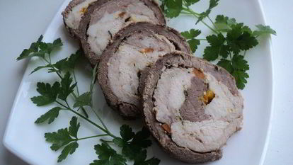 Рецепт Мясного рулета Ассорти