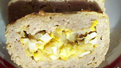 Рецепт Мясного рулета с яйцом и луком