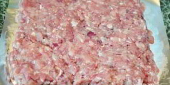 Рецепт мясного рулета в беконе