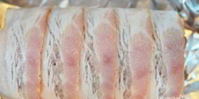 Рецепт мясного рулета в беконе