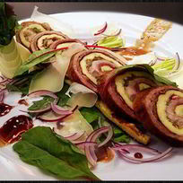 Рецепт Мясных рулетов с омлетом из тыквы