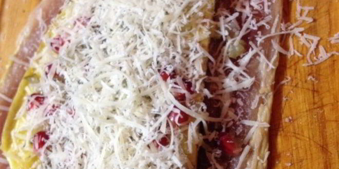 Рецепт мясных рулетов с омлетом из тыквы