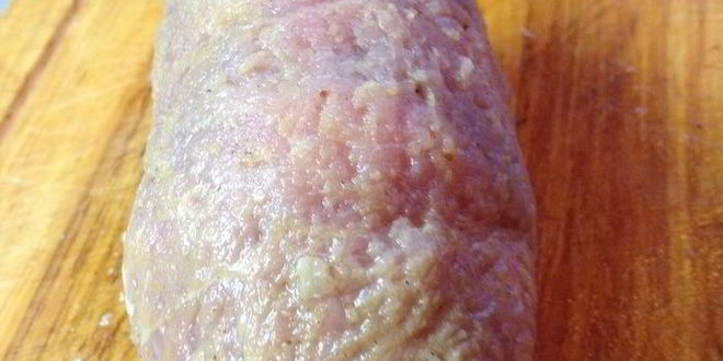 Рецепт мясных рулетов с омлетом из тыквы