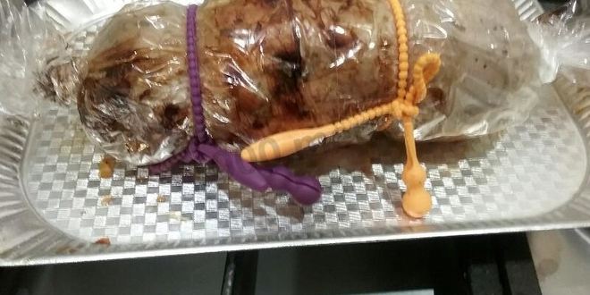 Рецепт рулета из бедра индейки с черносливом и курагой