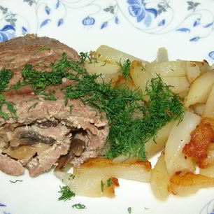 Рецепт Рулета из индейки в фольге