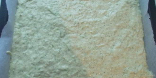 Рецепт рулета из кабачкового теста с начинкой из овощей, мяса и сыра