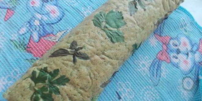 Рецепт рулета из кабачкового теста с начинкой из овощей, мяса и сыра