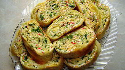 Рецепт Рулета из лаваша Раковые хвостики