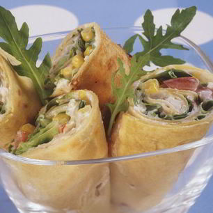 Рецепт Рулета из лаваша с красной рыбой