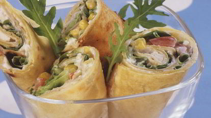 Рецепт Рулета из лаваша с красной рыбой