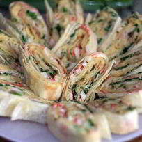 Рулет из лаваша с курицей