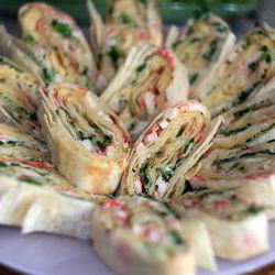 Рецепт Рулета из лаваша с курицей