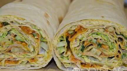 Рецепт Рулета из лаваша с овощами и сыром
