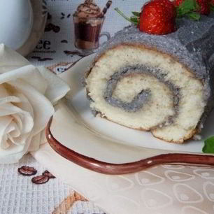 Рецепт Рулета с черемухой и рикоттой