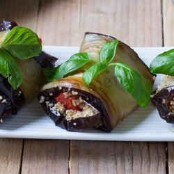 Рецепт Рулетиков из баклажанов с грецкими орехами