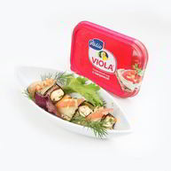 Рецепт Рулетиков из баклажанов с сырно-ореховой начинкой