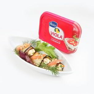 Рецепт Рулетиков из баклажанов с сырно-ореховой начинкой