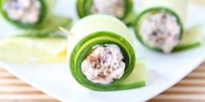 Рецепт рулетиков из огурцов