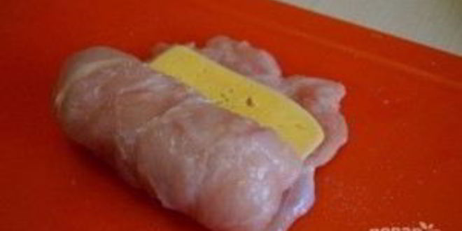 Рецепт рулетиков кордон блю в сливочном соусе