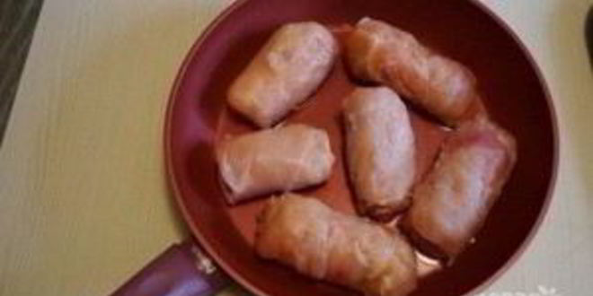 Рецепт рулетиков кордон блю в сливочном соусе