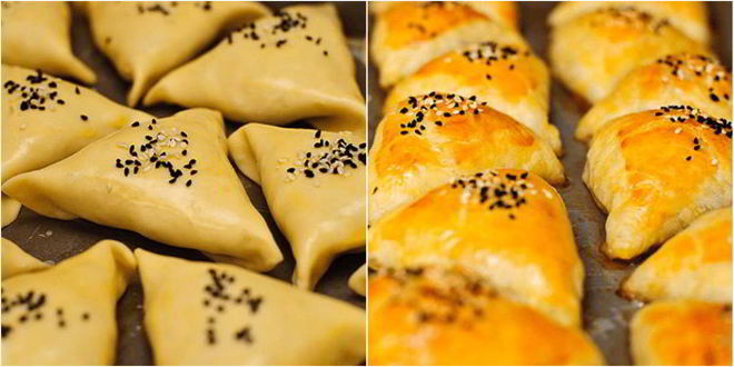 Рецепт домашней самсы из слоеного теста