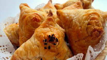 Рецепт Самсы из слоеного теста с курицей