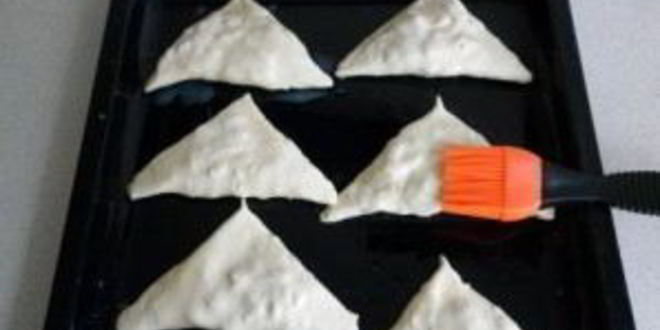 Рецепт самсы из слоеного теста с курицей