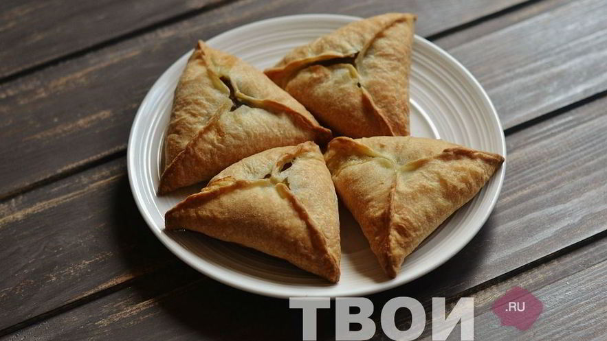 Рецепт самсы из слоеного теста