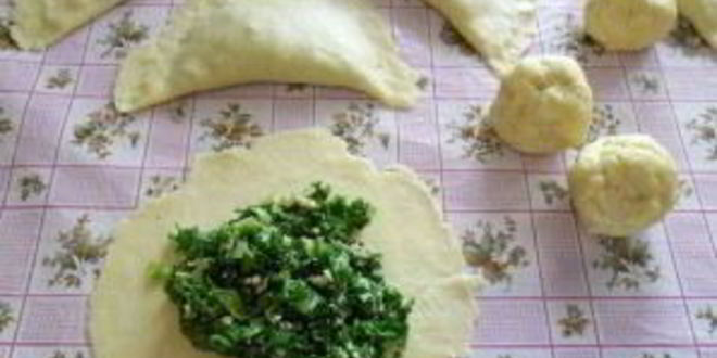 Рецепт самсы с зеленью