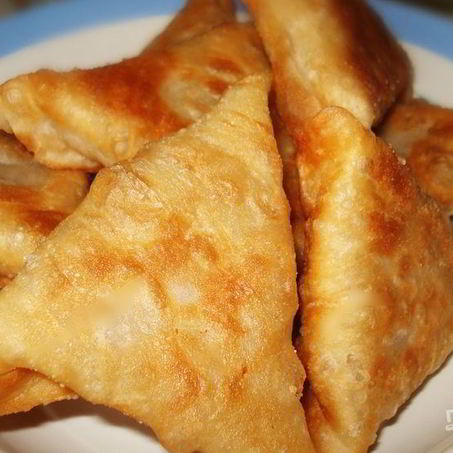 Рецепт Слоеной самсы с фаршем