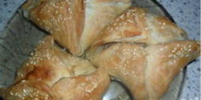 Рецепт слоеной самсы с мясом