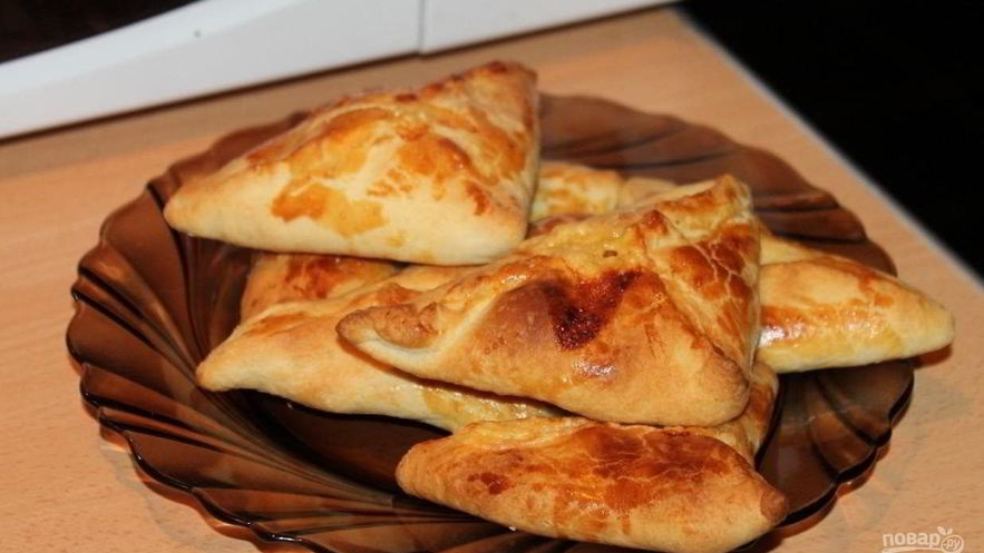 Рецепт слоеной самсы с сыром