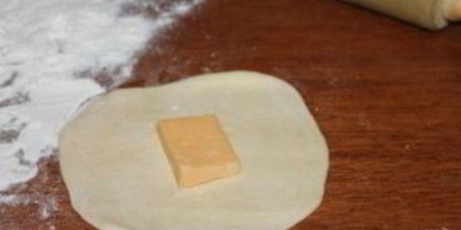 Рецепт слоеной самсы с сыром