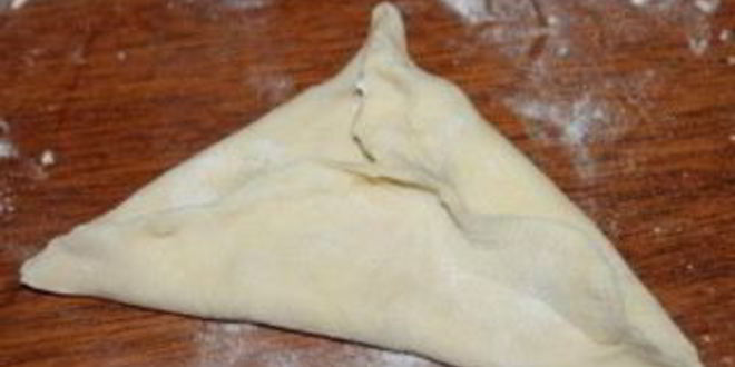 Рецепт слоеной самсы с сыром