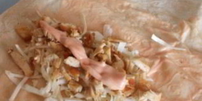 Рецепт домашней шаурмы с курицей в лаваше