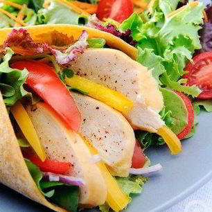 Рецепт Домашней шаурмы с курицей