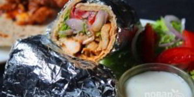 Рецепт шаурмы по-домашнему с курицей