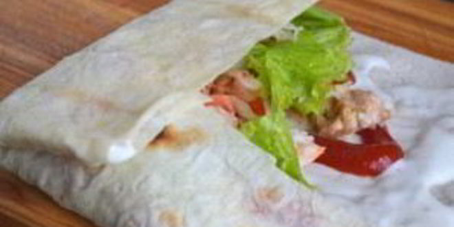 Рецепт шаурмы с креветками