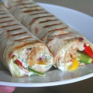 Рецепт Шаурмы с курицей в лаваше