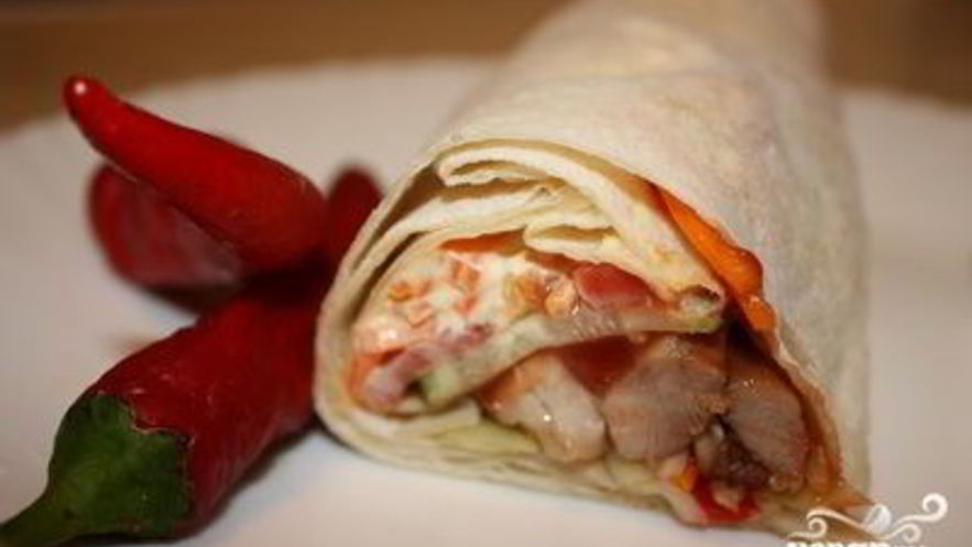 Рецепт шаурмы в микроволновке