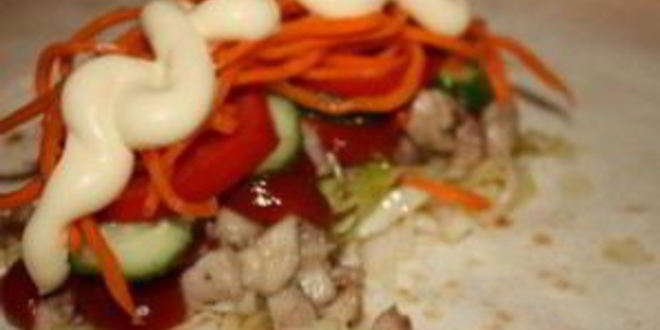 Рецепт шаурмы в микроволновке