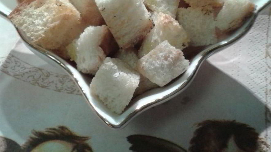 Рецепт чесночных сухариков