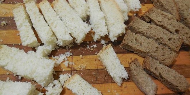 Рецепт домашних сухариков в духовке