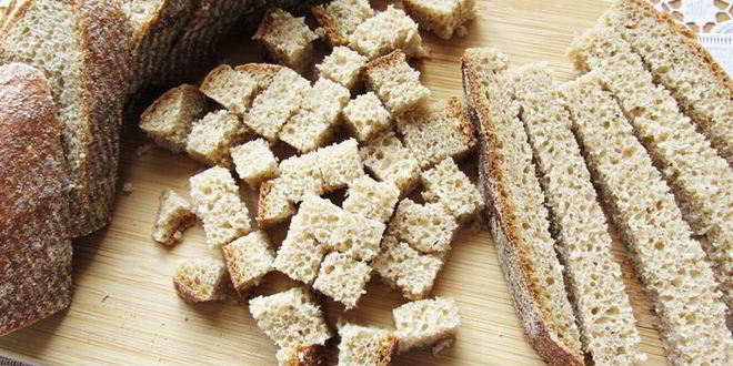 Рецепт хлебных сухариков