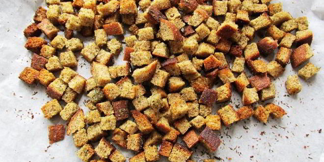 Рецепт хлебных сухариков