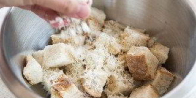 Рецепт сухариков для цезаря