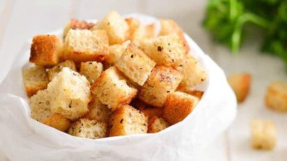 Рецепт Сухариков с горчицей